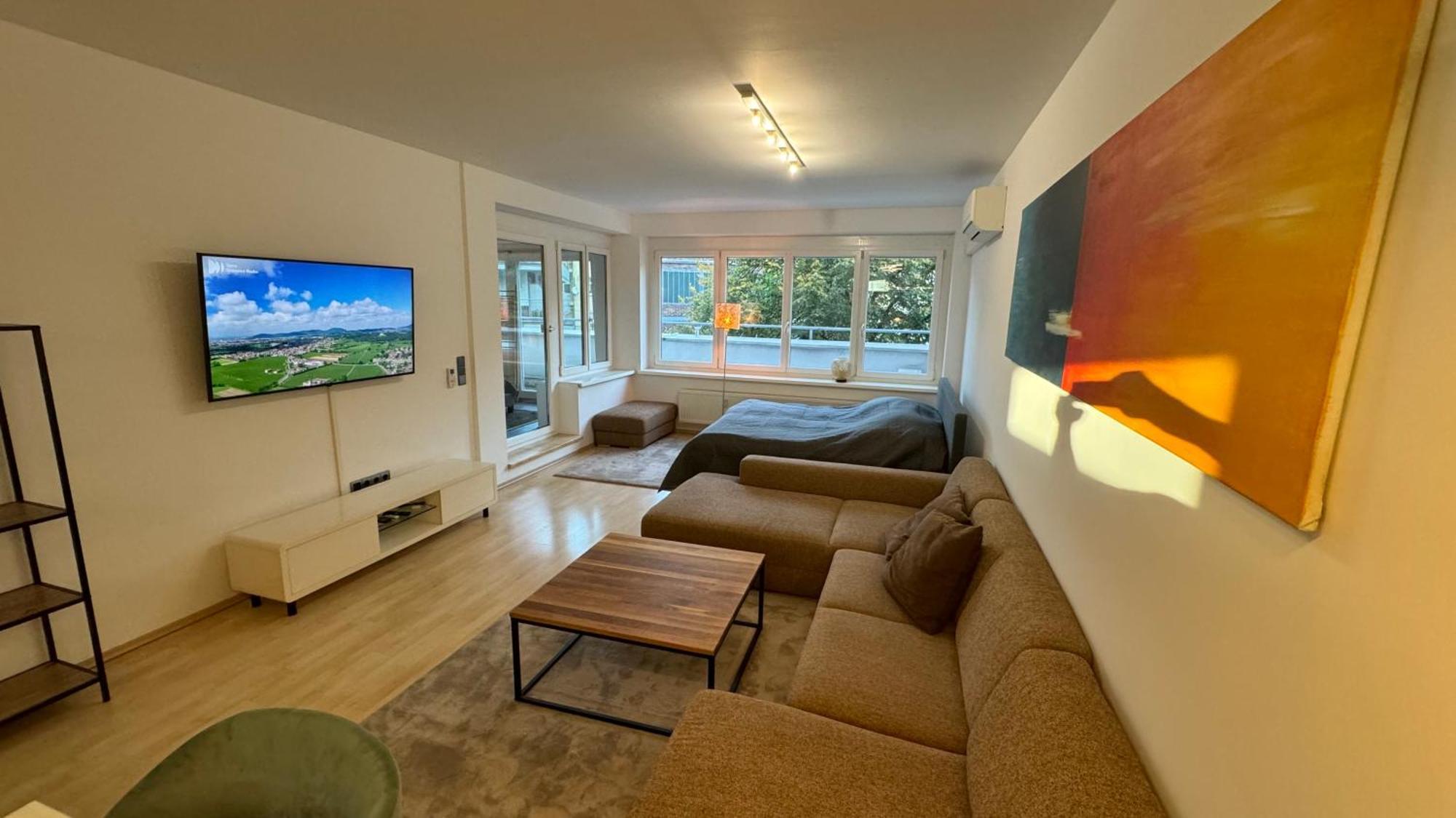 City Apartement Linz Fuer 5 Gaeste Mit Self-Checkin Und Kueche Exteriör bild