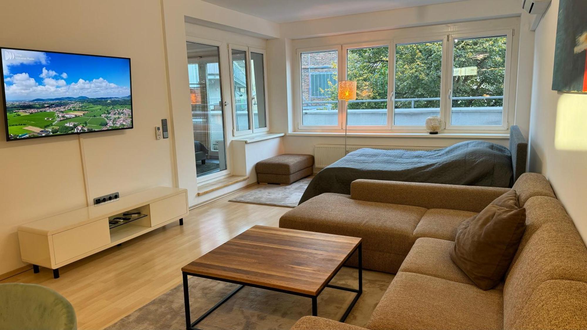 City Apartement Linz Fuer 5 Gaeste Mit Self-Checkin Und Kueche Exteriör bild